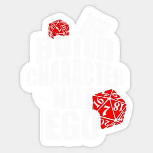 Pen and paper build character Sticker